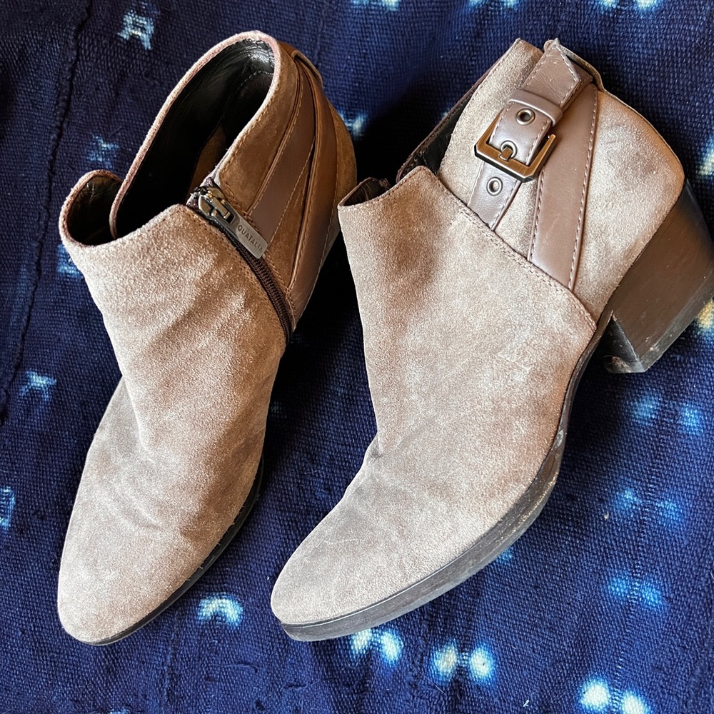 Women's Suede Farin Weatherproof Ankle Boots